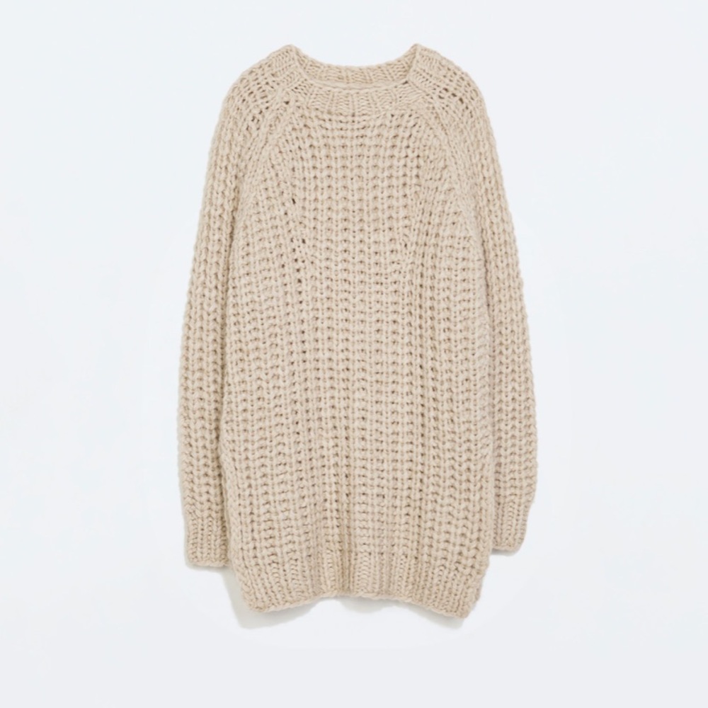Zara Hand Made Knit Sweater